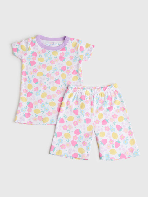 Magnolia Baby Girls' Fruity Fun Short Pajama Set