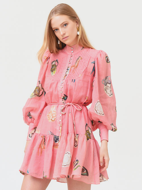 Alemais Women's Cleo Smock Mini Dress