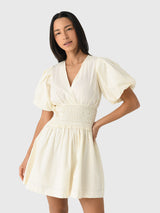Eche Women's Smocked Mini Dress - Saint Bernard