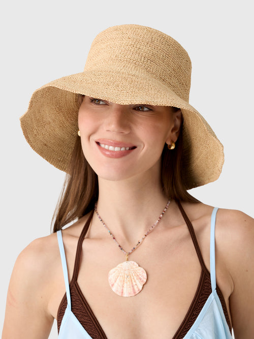Jenni Kayne Women's Crochet Raffia Sun Hat