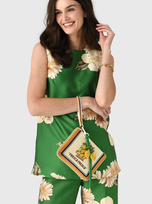 Alemais Contessa Lemons Clutch