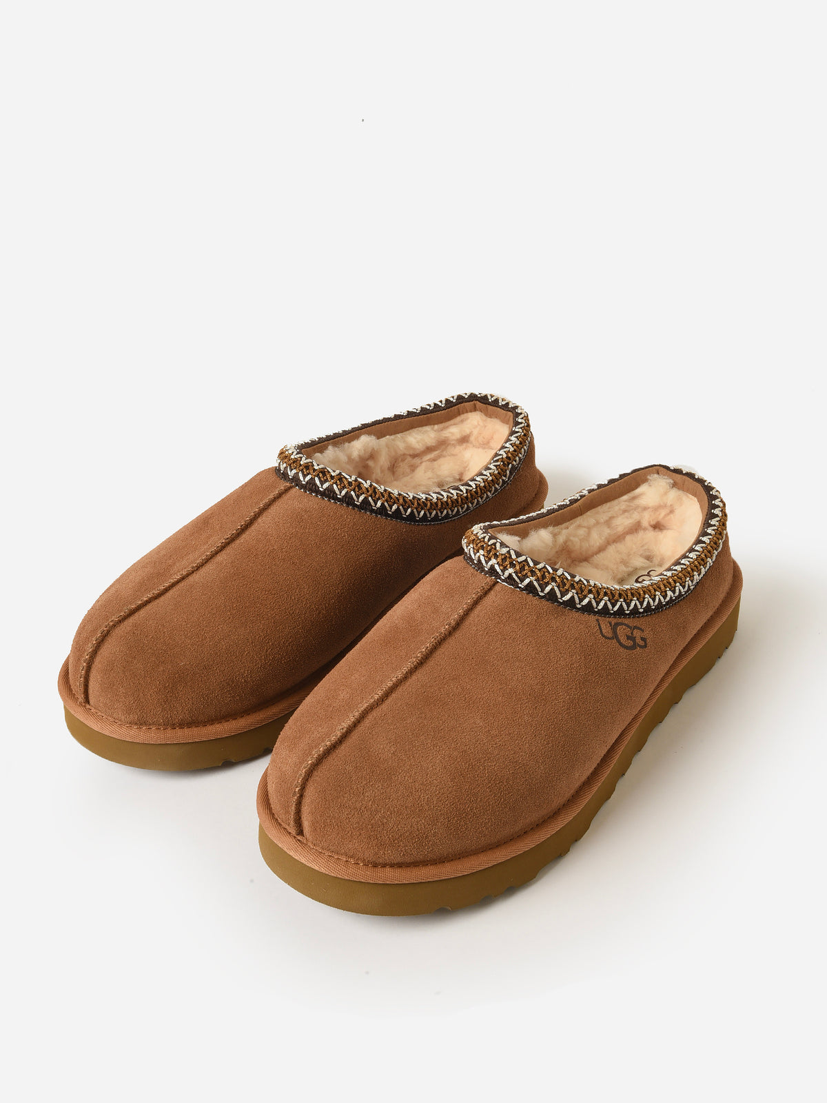 Ugg Tasman Men’s Brown Suede Hybrid Slip On Shoes W Embroidered Rim Size 11 EUC Metro Fusion - UGG Men main image 2