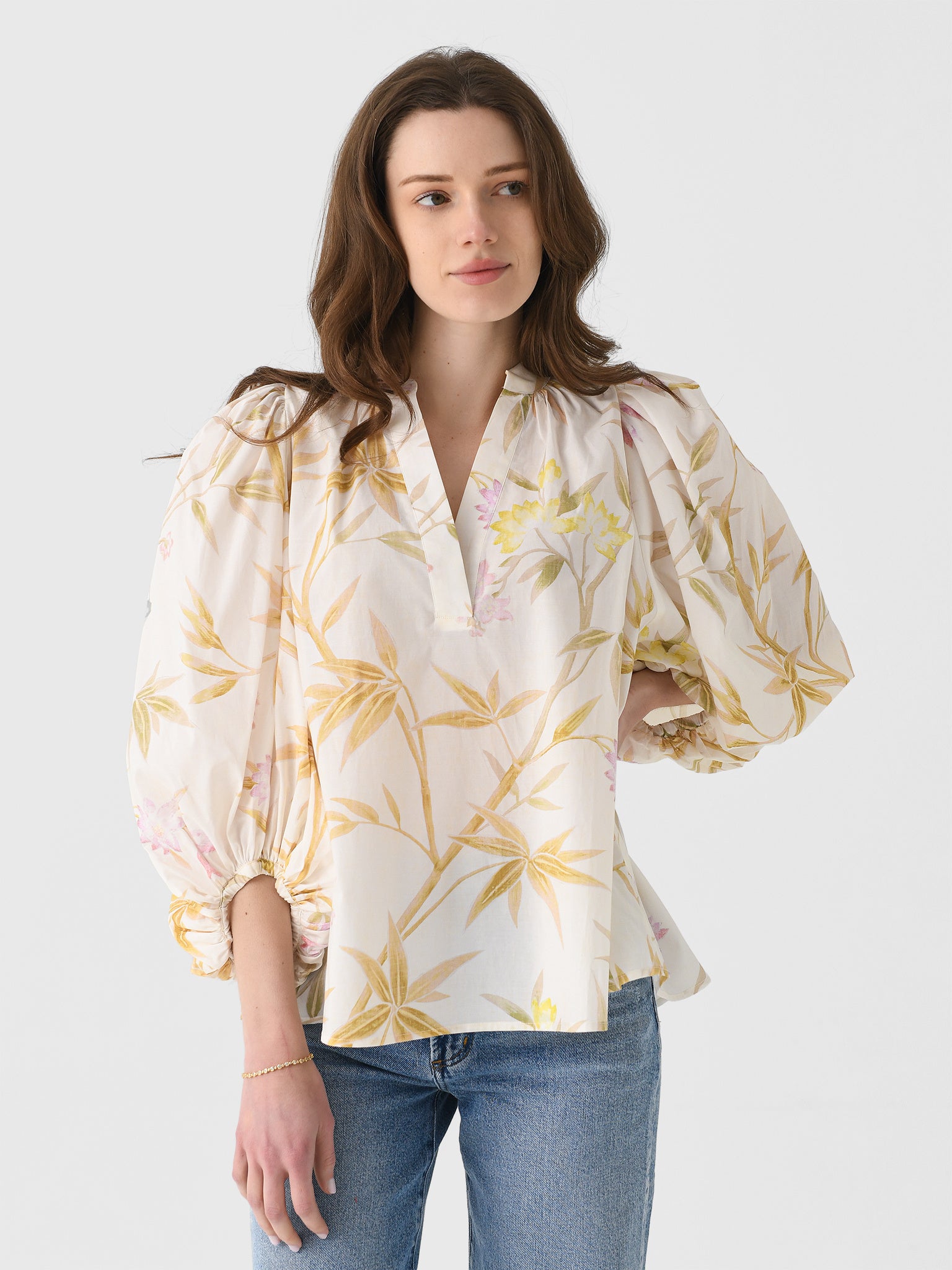 Vanessa Bruno Women's Bell Blouse - Saint Bernard