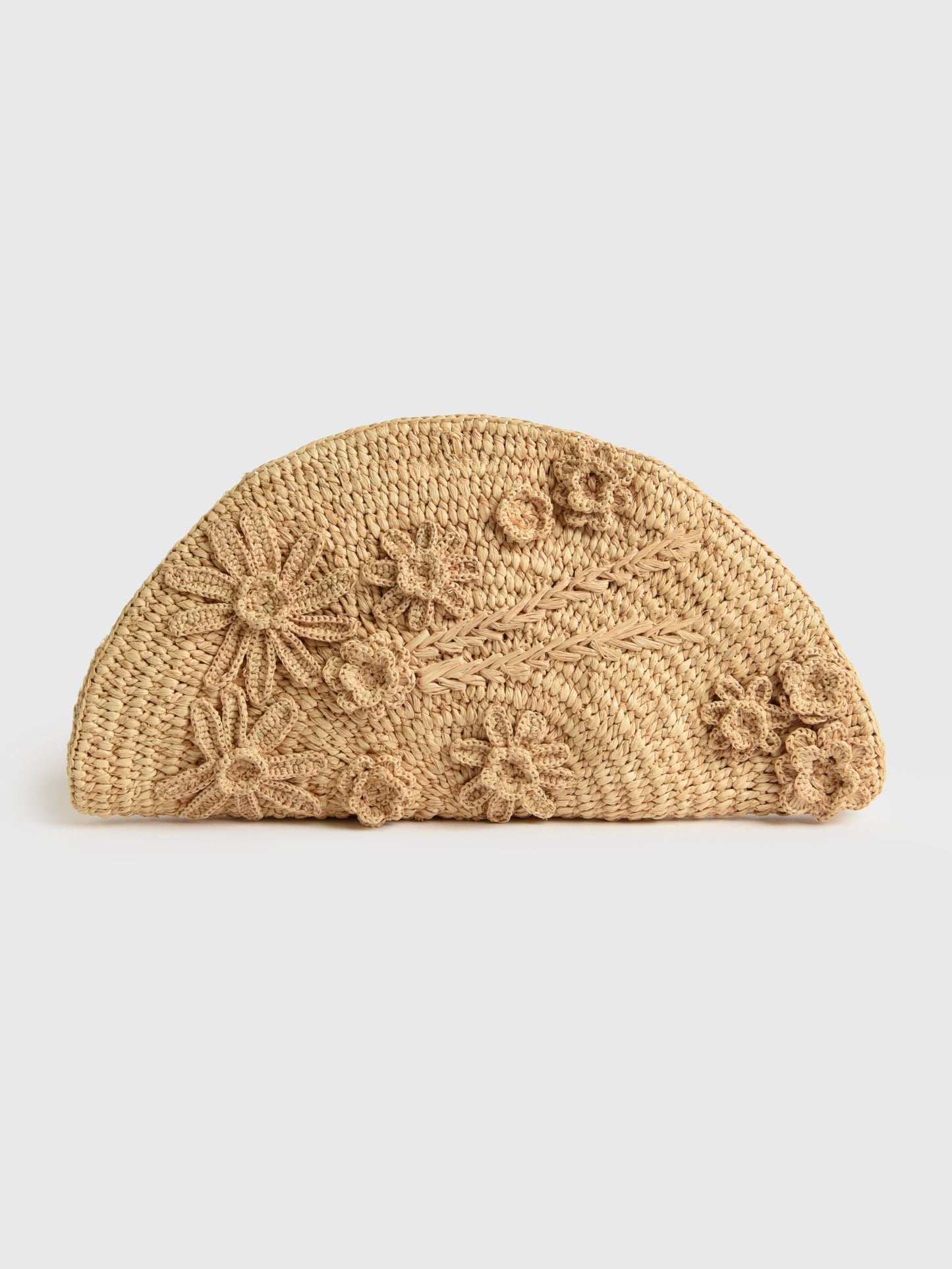 Vanessa Bruno Raffia Clutch - Saint Bernard