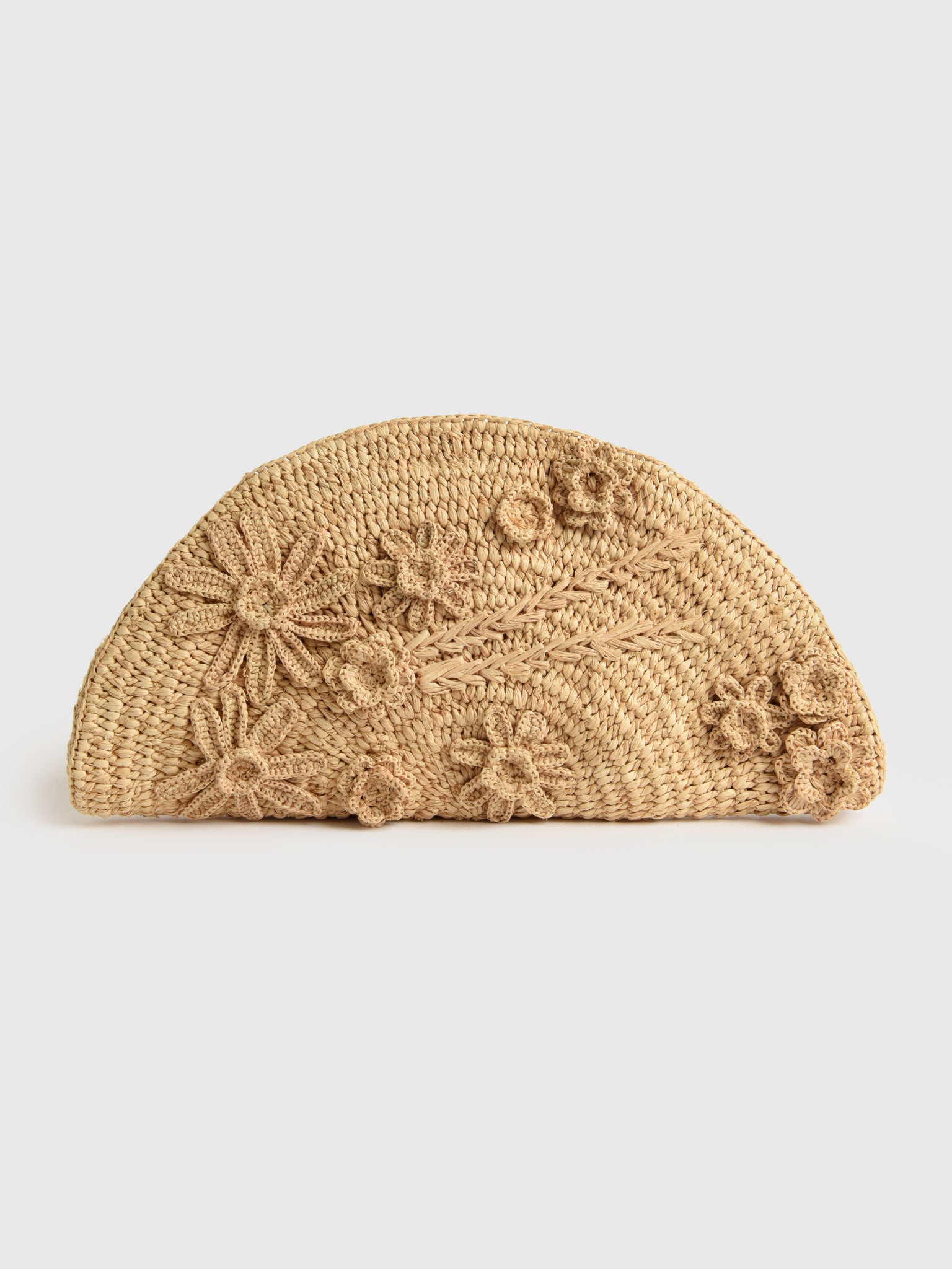 Vanessa Bruno Raffia Clutch - Saint Bernard