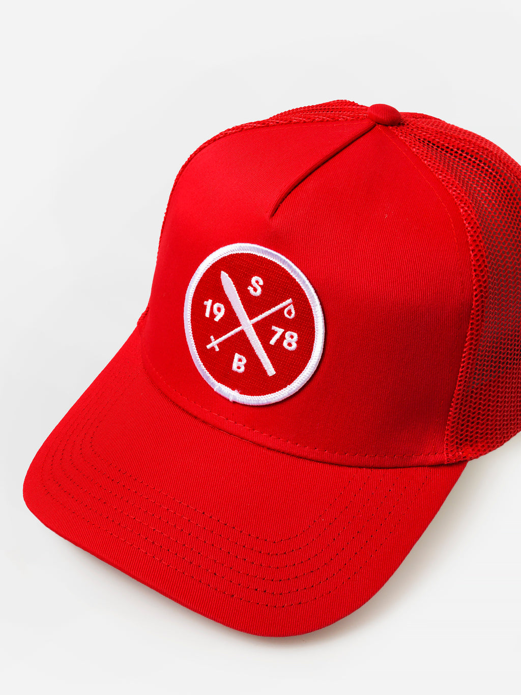 Saint Bernard Ski Cross Trucker Hat - Saint Bernard