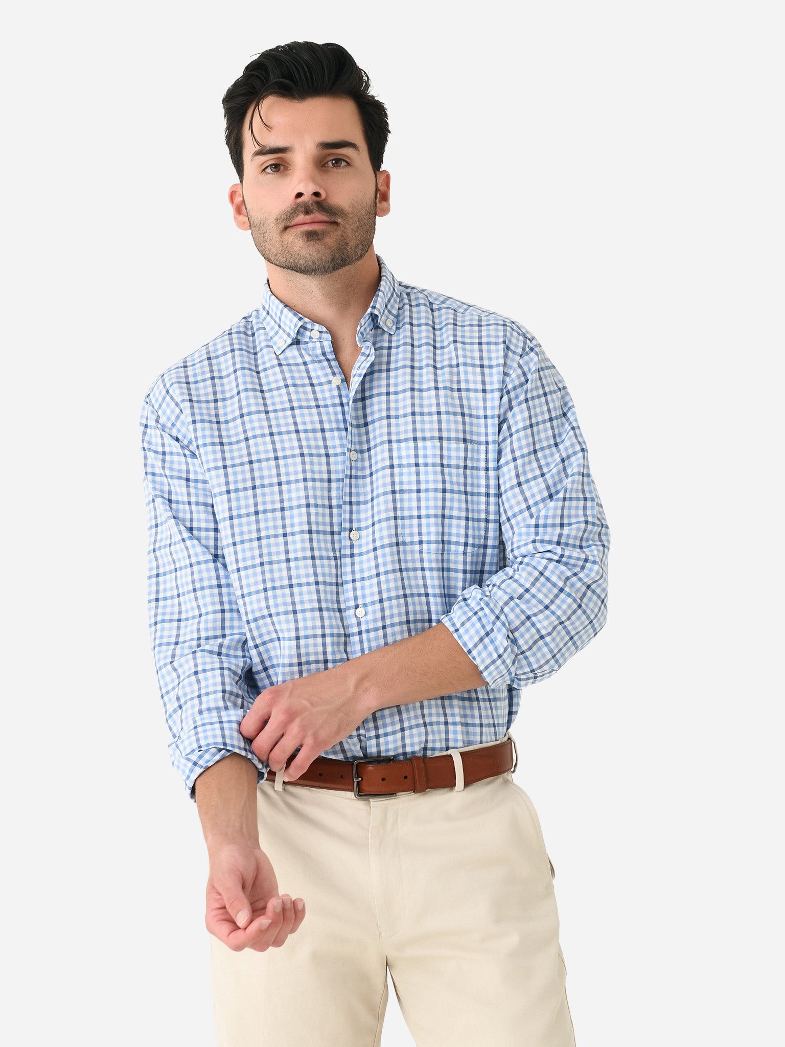 Miller Westby Men's Fennimore Button-Down Shirt - Saint Bernard