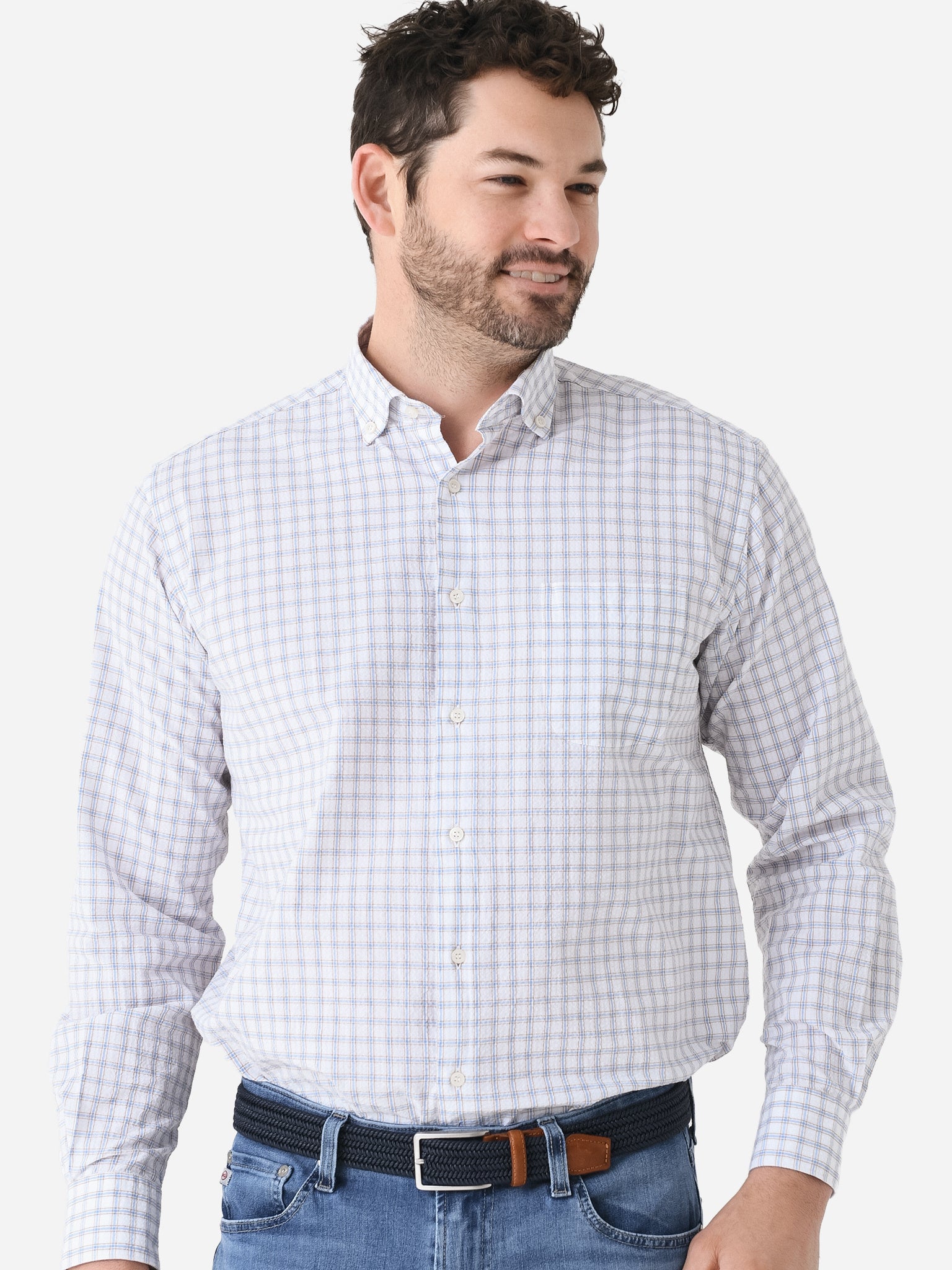 Miller Westby Men's Bishop Branch Button-Down Shirt - Saint Bernard