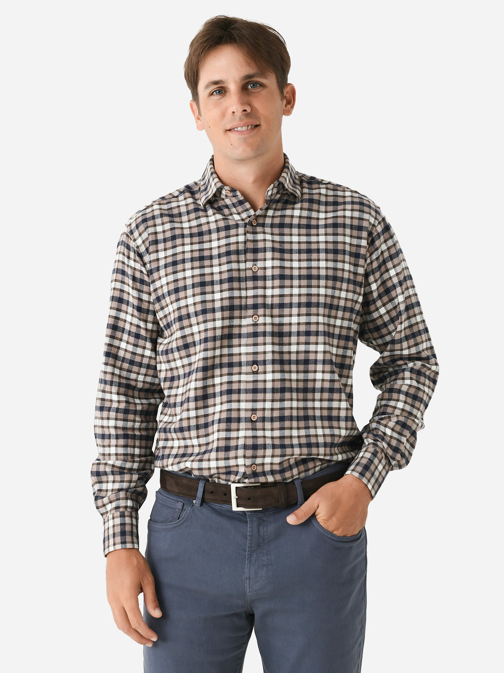 Miller Westby Men's Oneida Button-Down Shirt - Saint Bernard