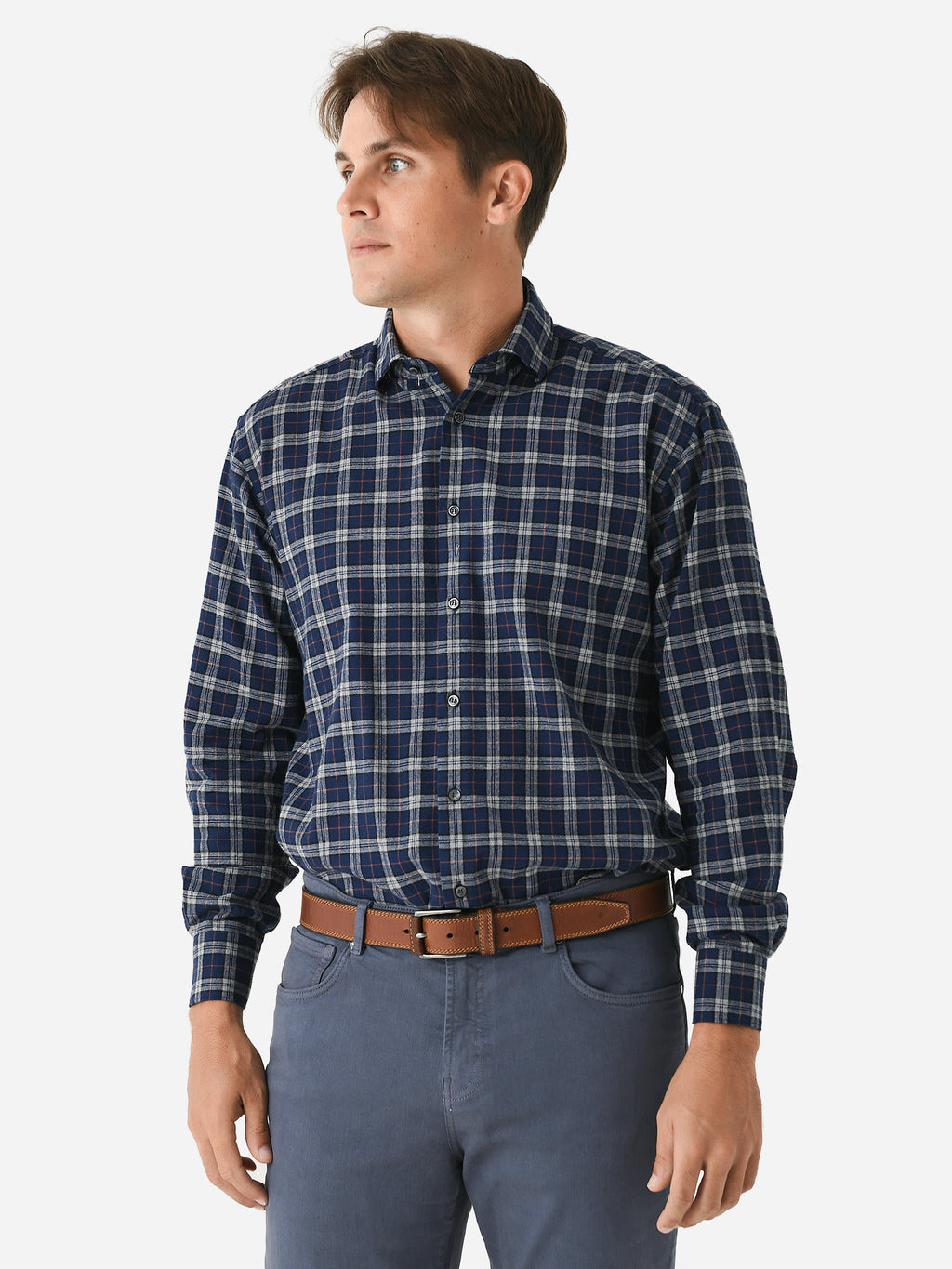 Miller Westby Men's Marathon Button-Down Shirt - Saint Bernard