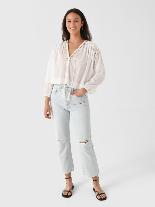 ALC Women's Jodie Beaded Long Sleeve Top