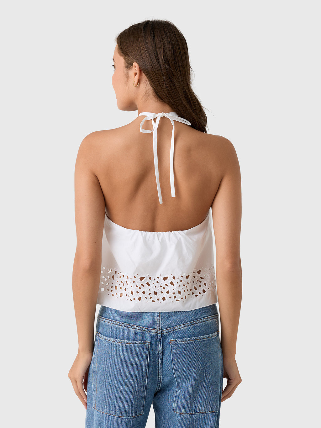 ALC Women's Aleia Embroidered Cotton Top - Saint Bernard