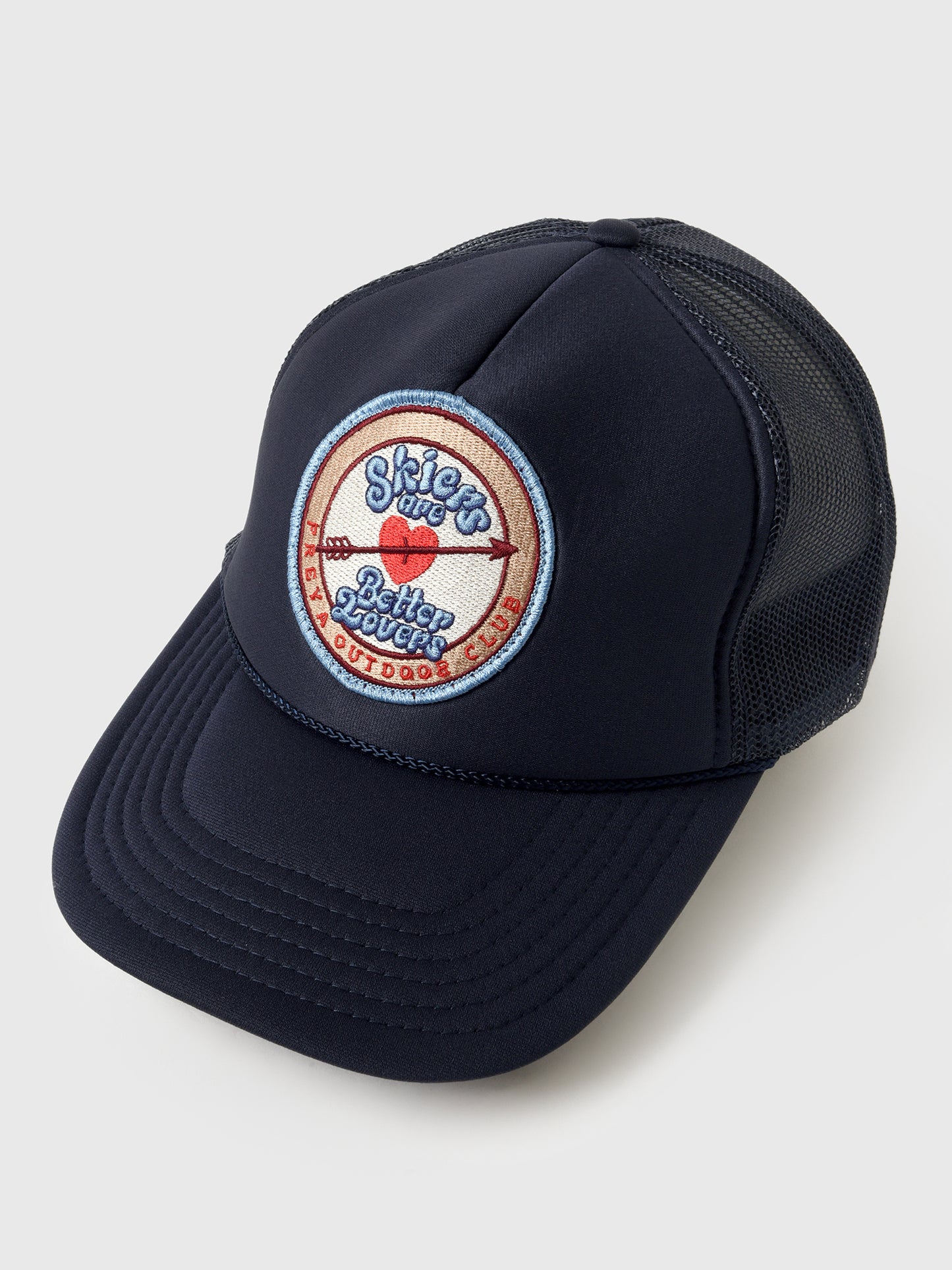 Freya Women's Skiers Are Better Lovers Trucker Hat - Saint Bernard