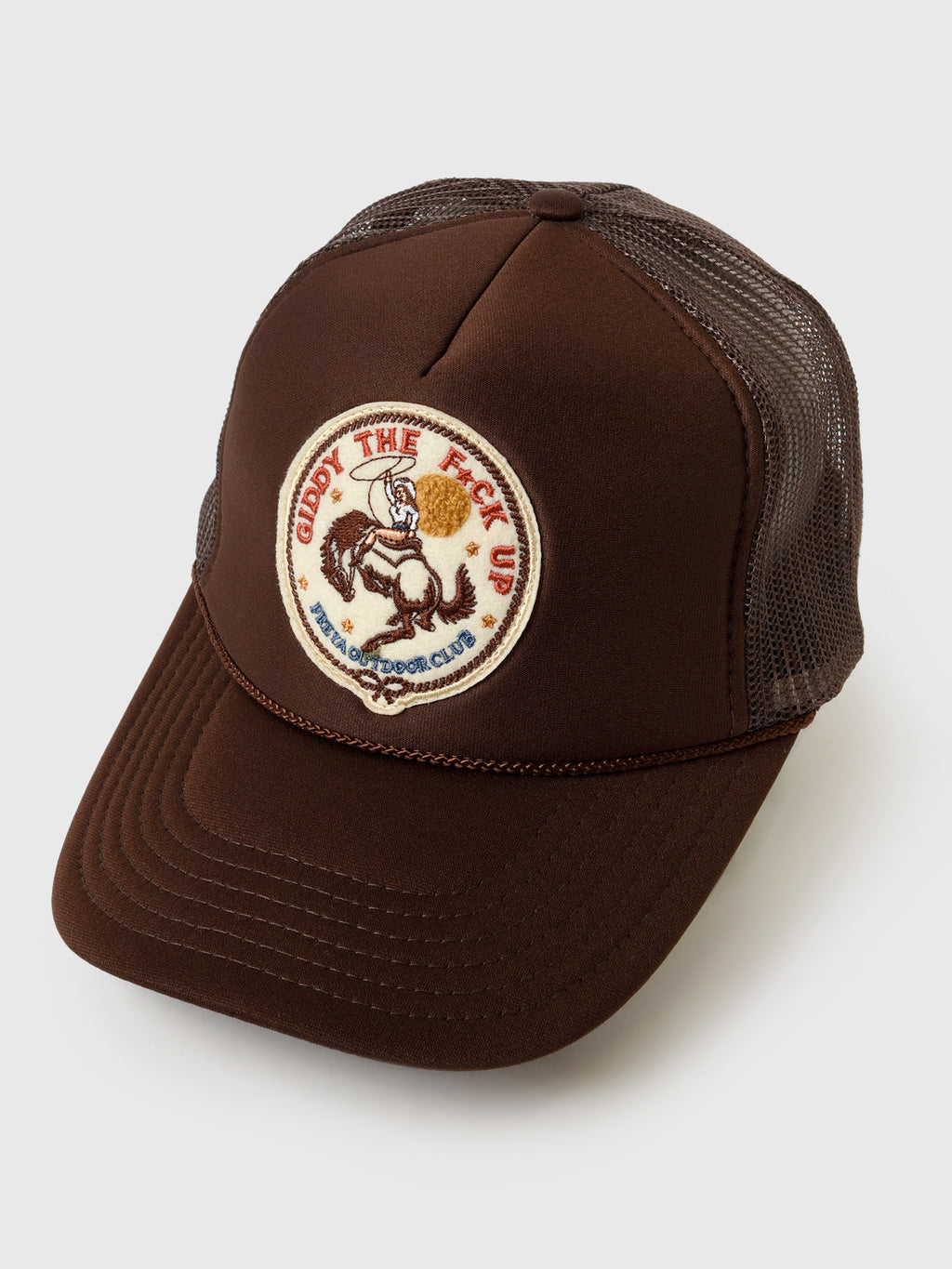 Freya Women's Giddy The F*ck Up Trucker Hat - Saint Bernard