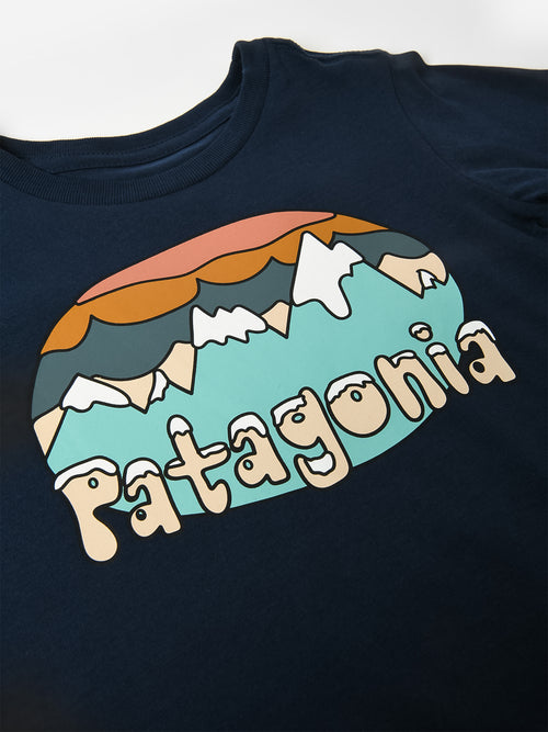 Patagonia Baby Long Sleeve Regenerative Organic Certified Cotton Fitz Roy Flur T-Shirt