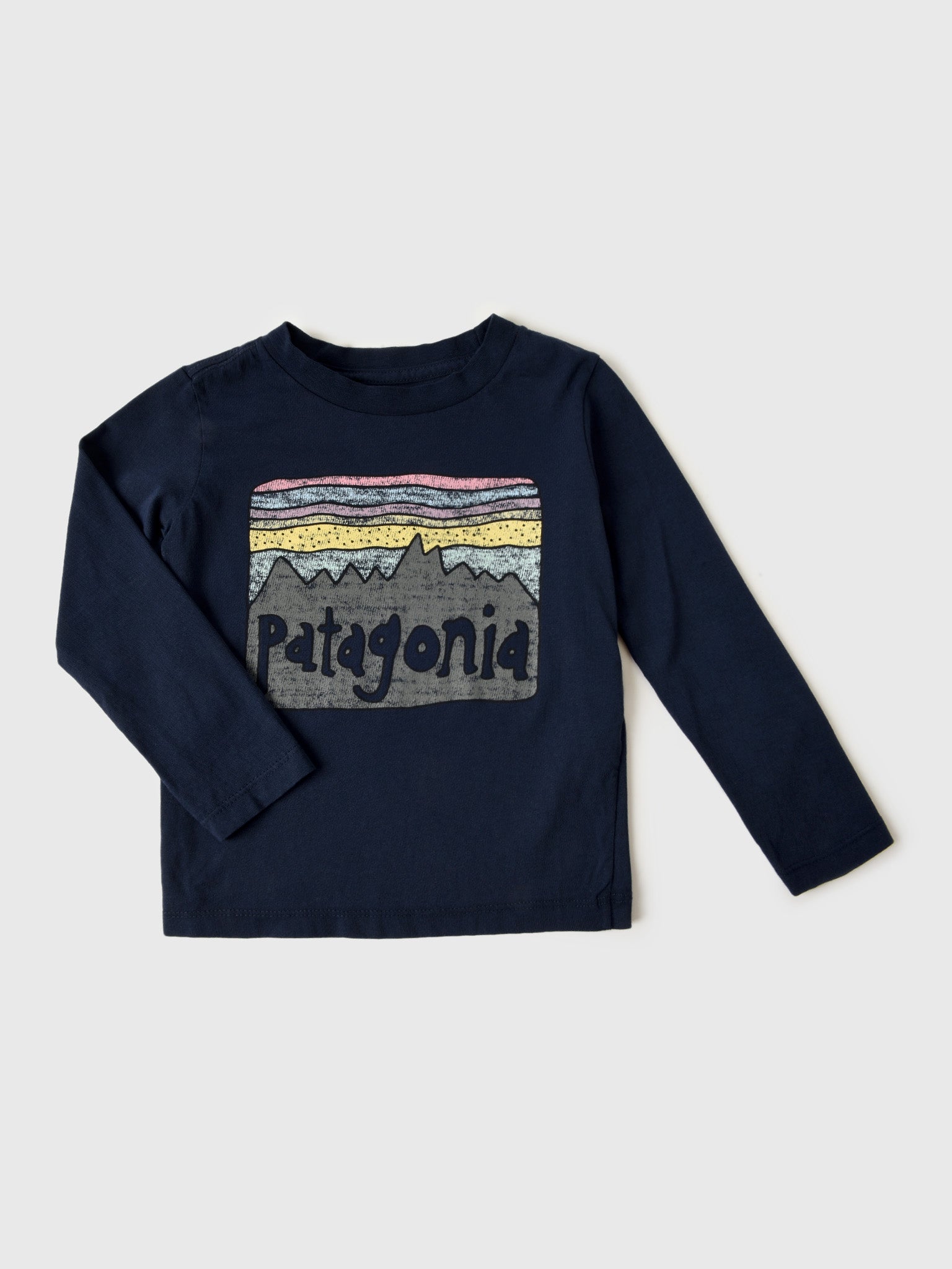 Patagonia Baby Long-Sleeve Fitz Roy Skies T-Shirt - Saint Bernard