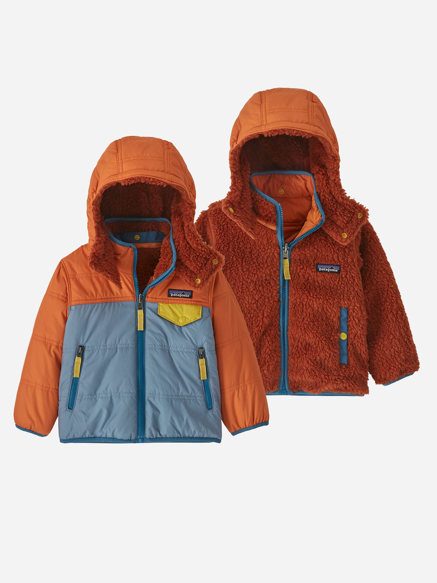Patagonia Kids' Reversible Tribbles Hoody - Saint Bernard