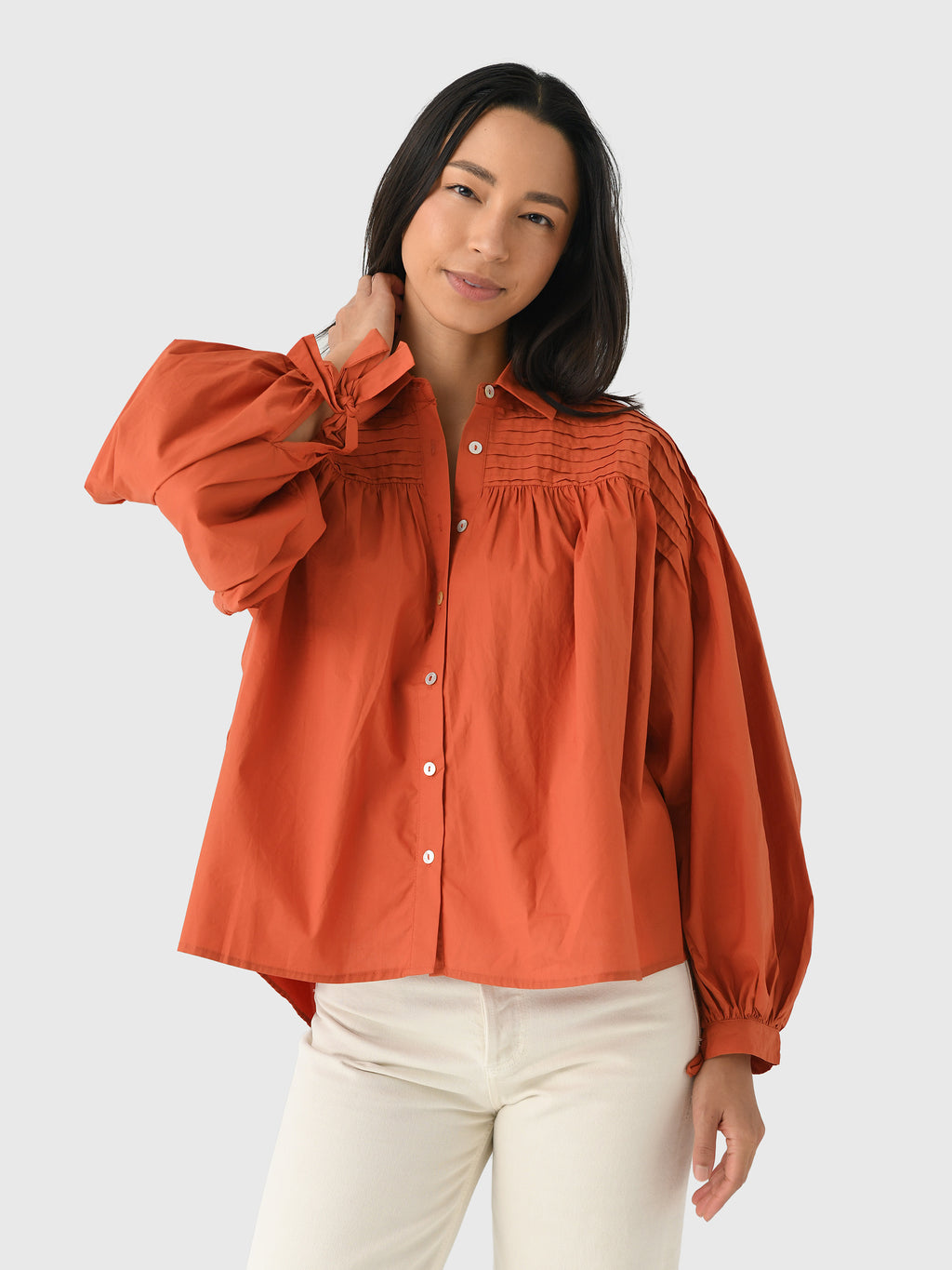 Eche Women's Button-Down Blouse - Saint Bernard