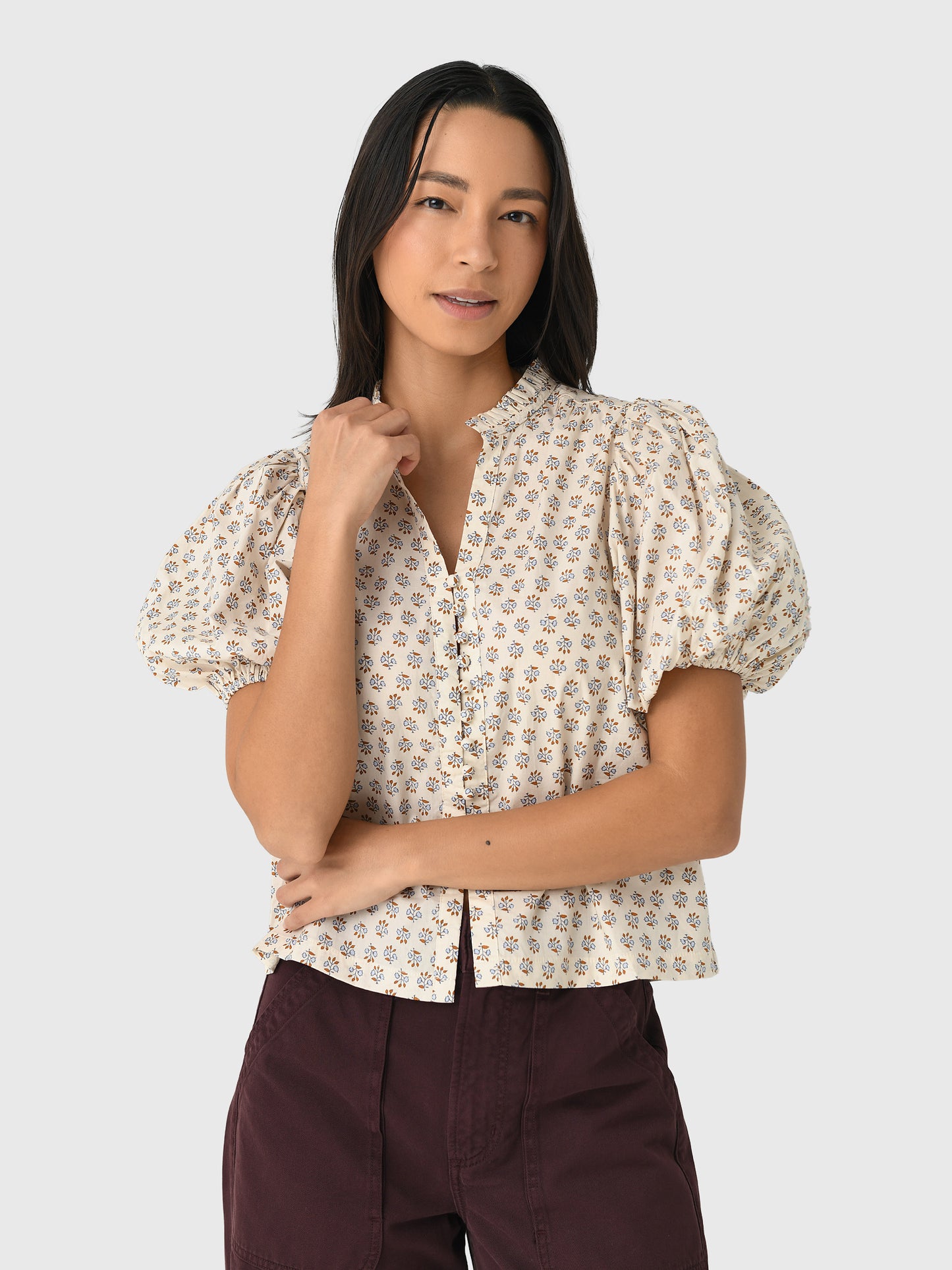 Eche Women's Pattern Top - Saint Bernard