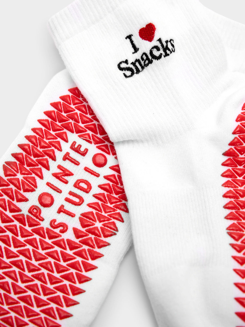 Pointe Studio Women's Snacks Ankle Grip Socks - Saint Bernard