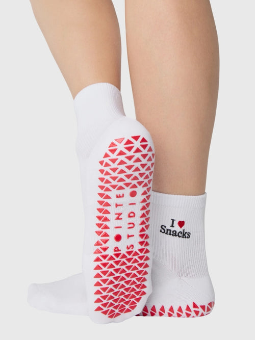 Pointe Studio Women's Snacks Ankle Grip Socks