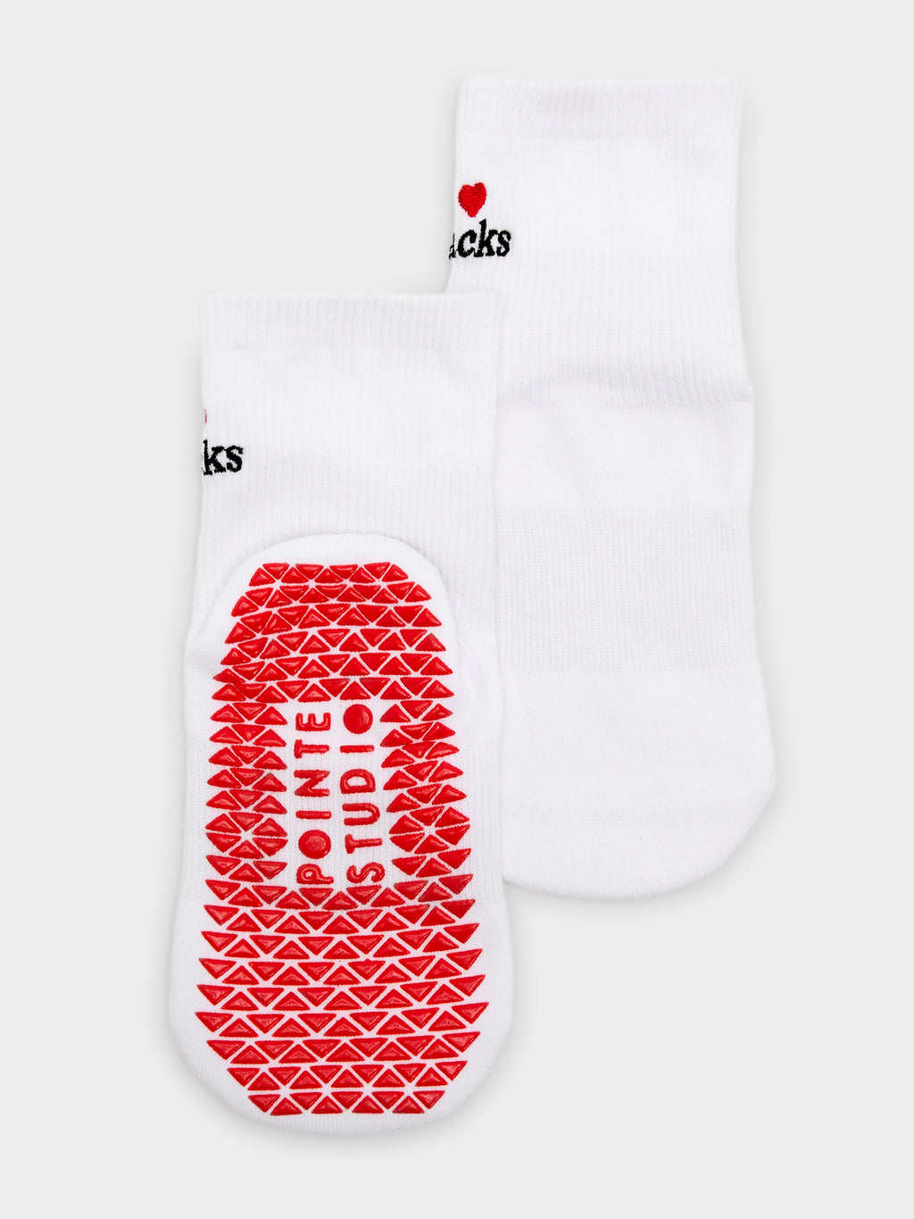 Pointe Studio Women's Snacks Ankle Grip Socks - Saint Bernard