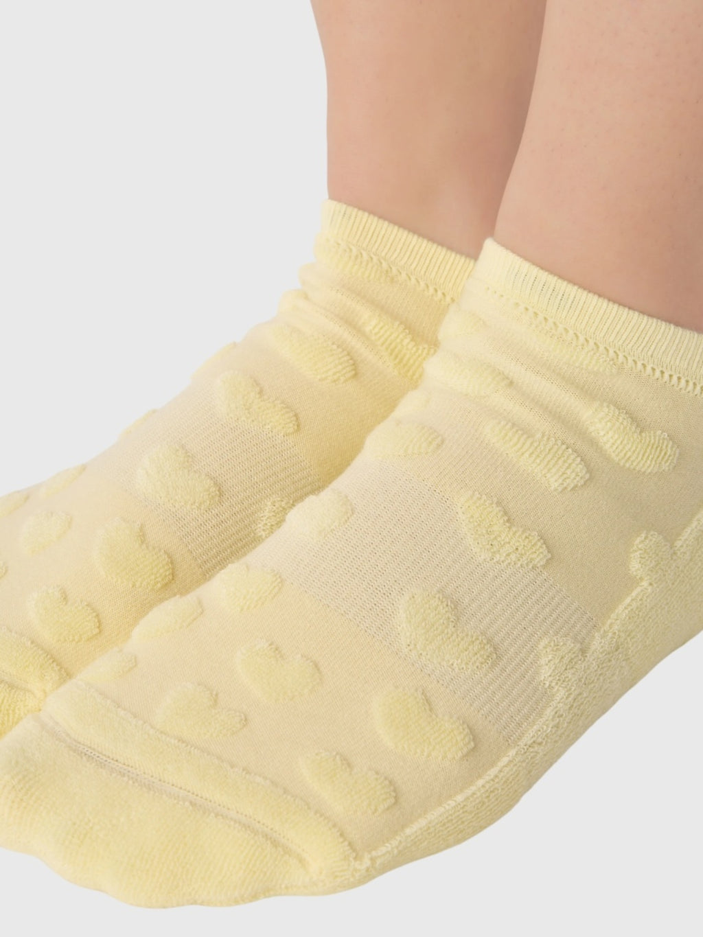 Pointe Studio Women's Love Terry Full Foot Grip Socks - Saint Bernard