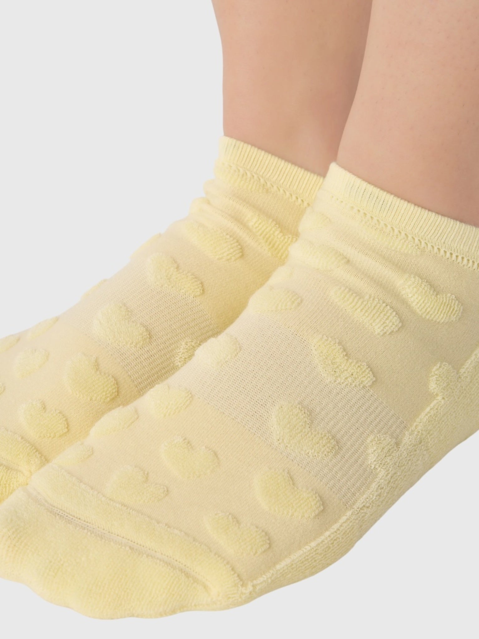 Pointe Studio Women's Love Terry Full Foot Grip Socks - Saint Bernard