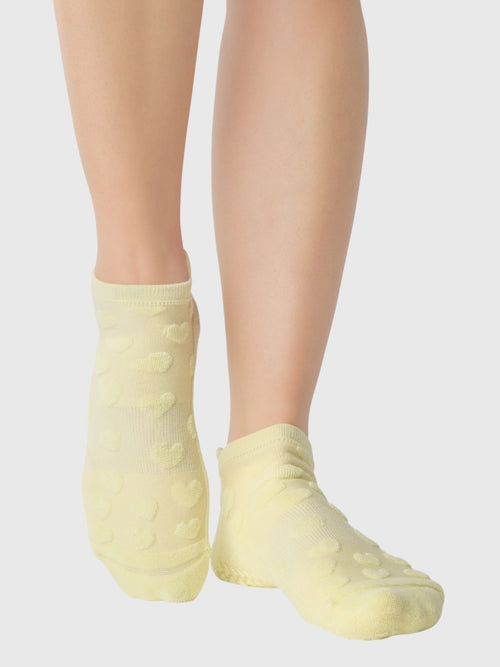 Pointe Studio Women's Love Terry Full Foot Grip Socks
