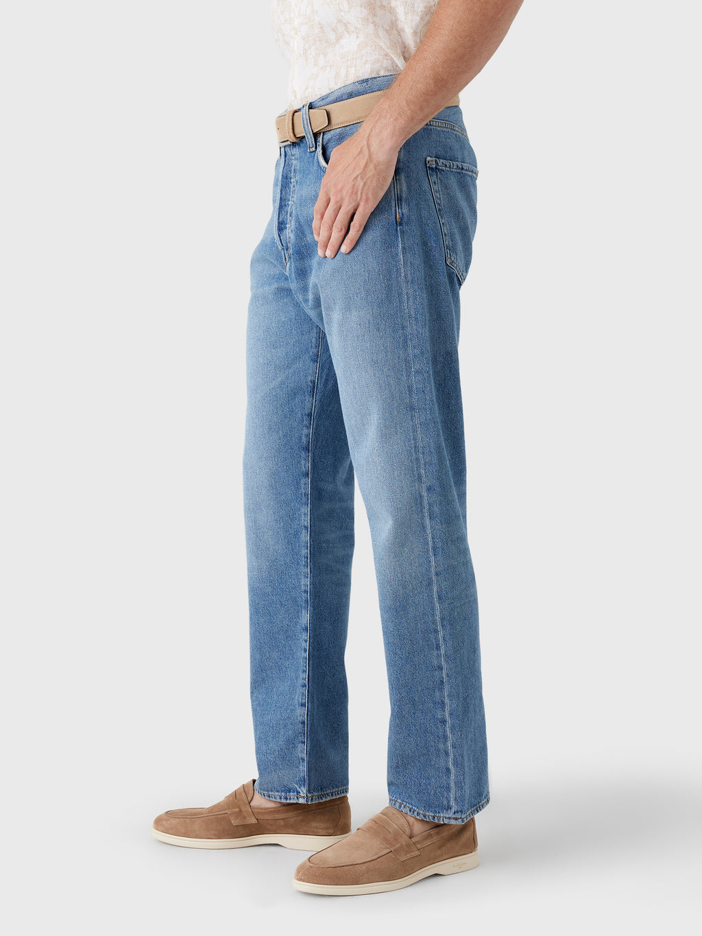 Citizens Of Humanity Men's Beau Relaxed Straight Jean - Saint Bernard