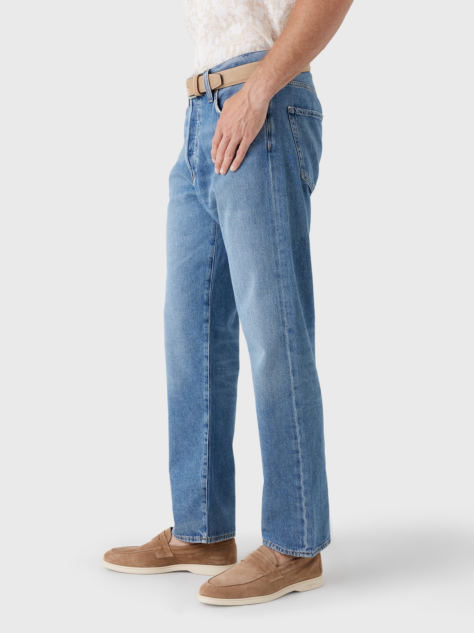 Citizens Of Humanity Men's Beau Relaxed Straight Jean - Saint Bernard