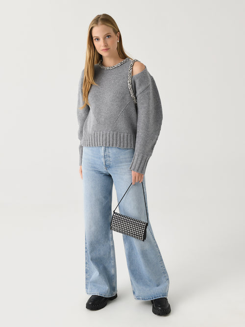 Simkhai Women's Monroe Embellished Pullover