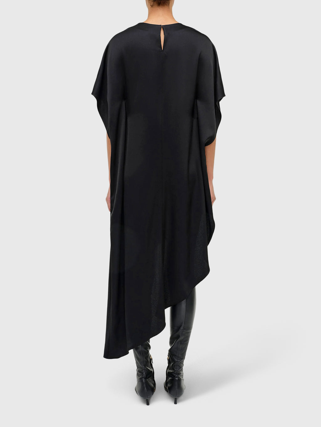 Simkhai Women's Sadia Satin Mini Cape Dress