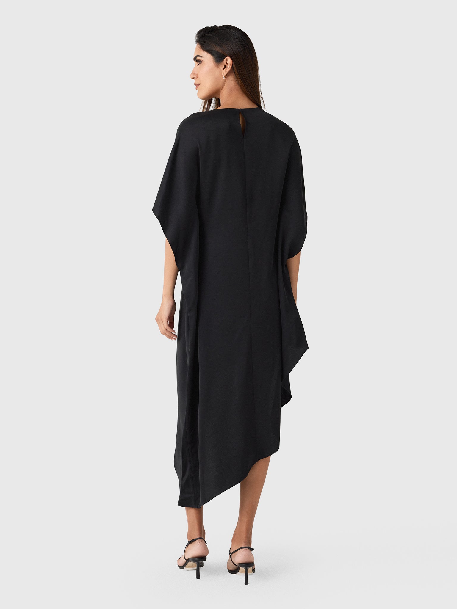 Simkhai Women's Sadia Satin Mini Cape Dress - Saint Bernard