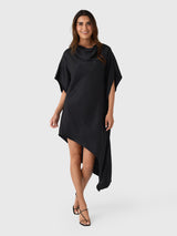 Simkhai Women's Sadia Satin Mini Cape Dress - Saint Bernard