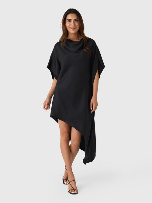 Simkhai Women's Sadia Satin Mini Cape Dress