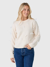 Simkhai Women's Avrae Feather Sweater