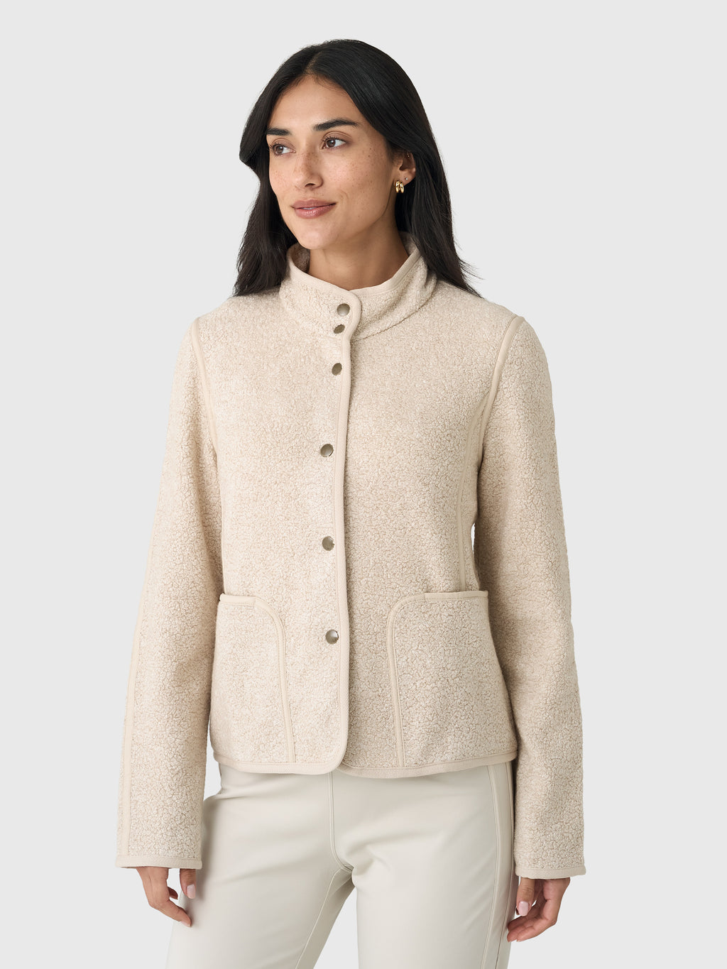 Frauenschuh Women's Clara Cashmere Teddy Jacket - Saint Bernard