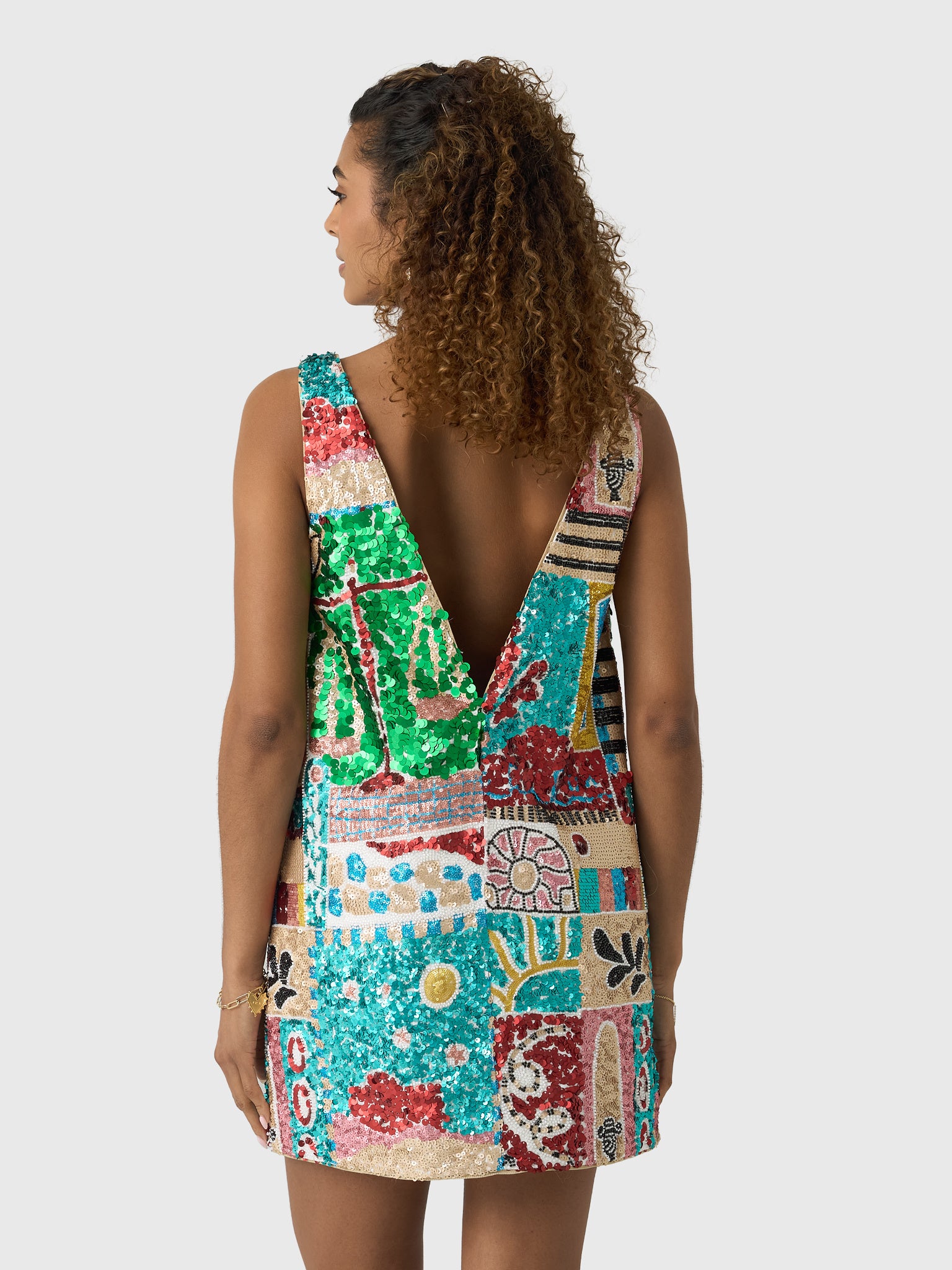 Alémais Jazz Embellished Mini Dress 10 AU/UK (6 US)