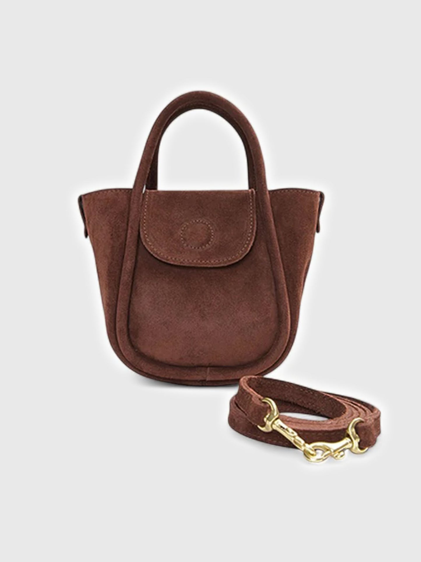 Oliveve Mini Ellis Top Handle Crossbody Bag - Saint Bernard