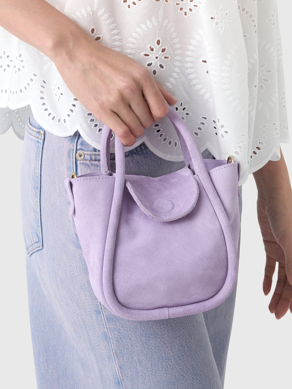 Oliveve Mini Ellis Top Handle Crossbody Bag - Saint Bernard