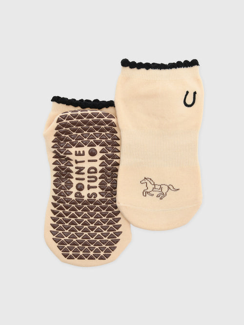 Pointe Studio Women's Muse Full Foot Grip Socks - Saint Bernard