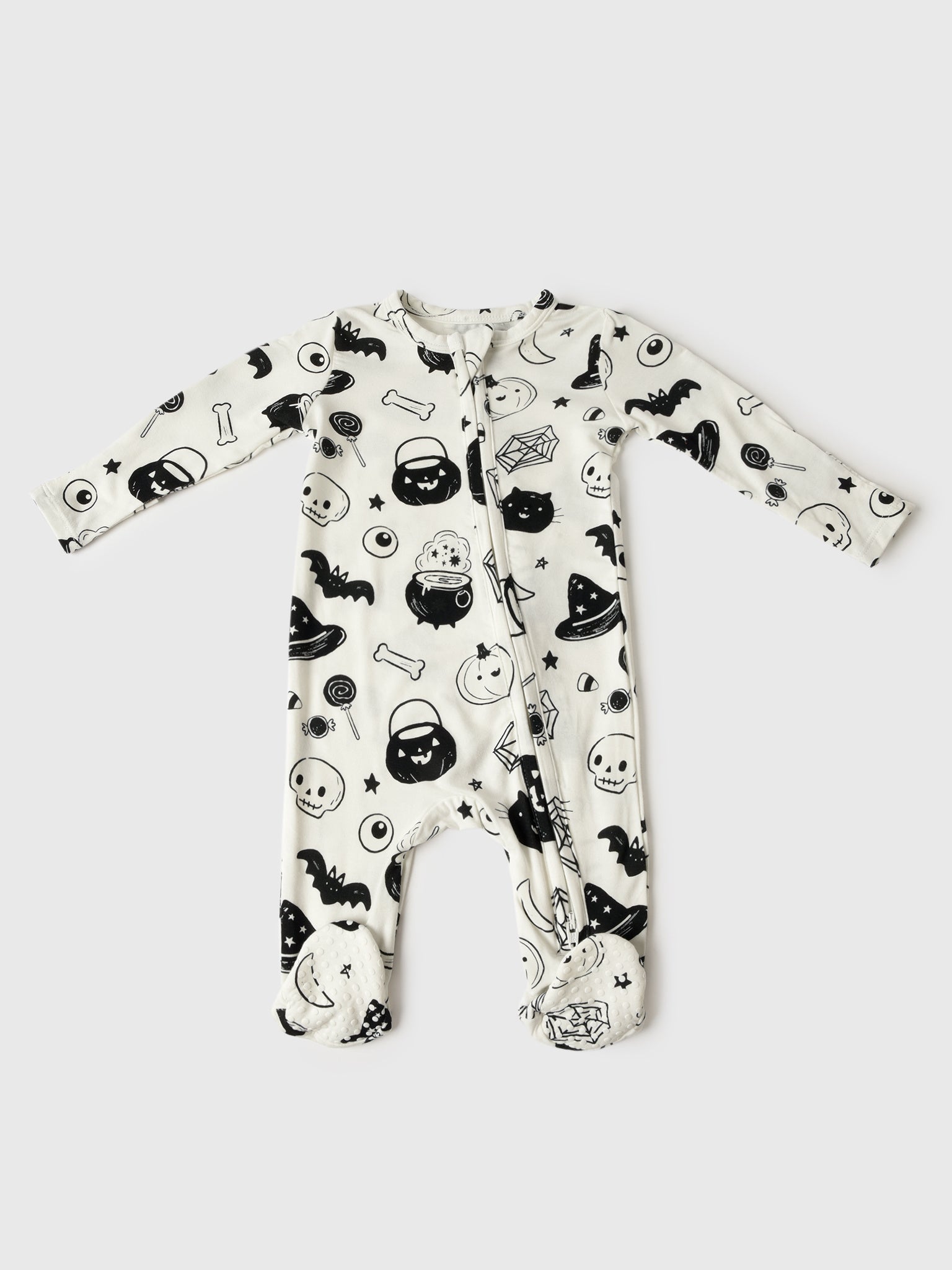 Angel Dear Baby Halloween 2-Way Zipper Footie - Saint Bernard