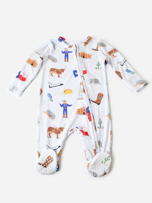 Angel Dear Baby Texas 2-Way Zipper Footie