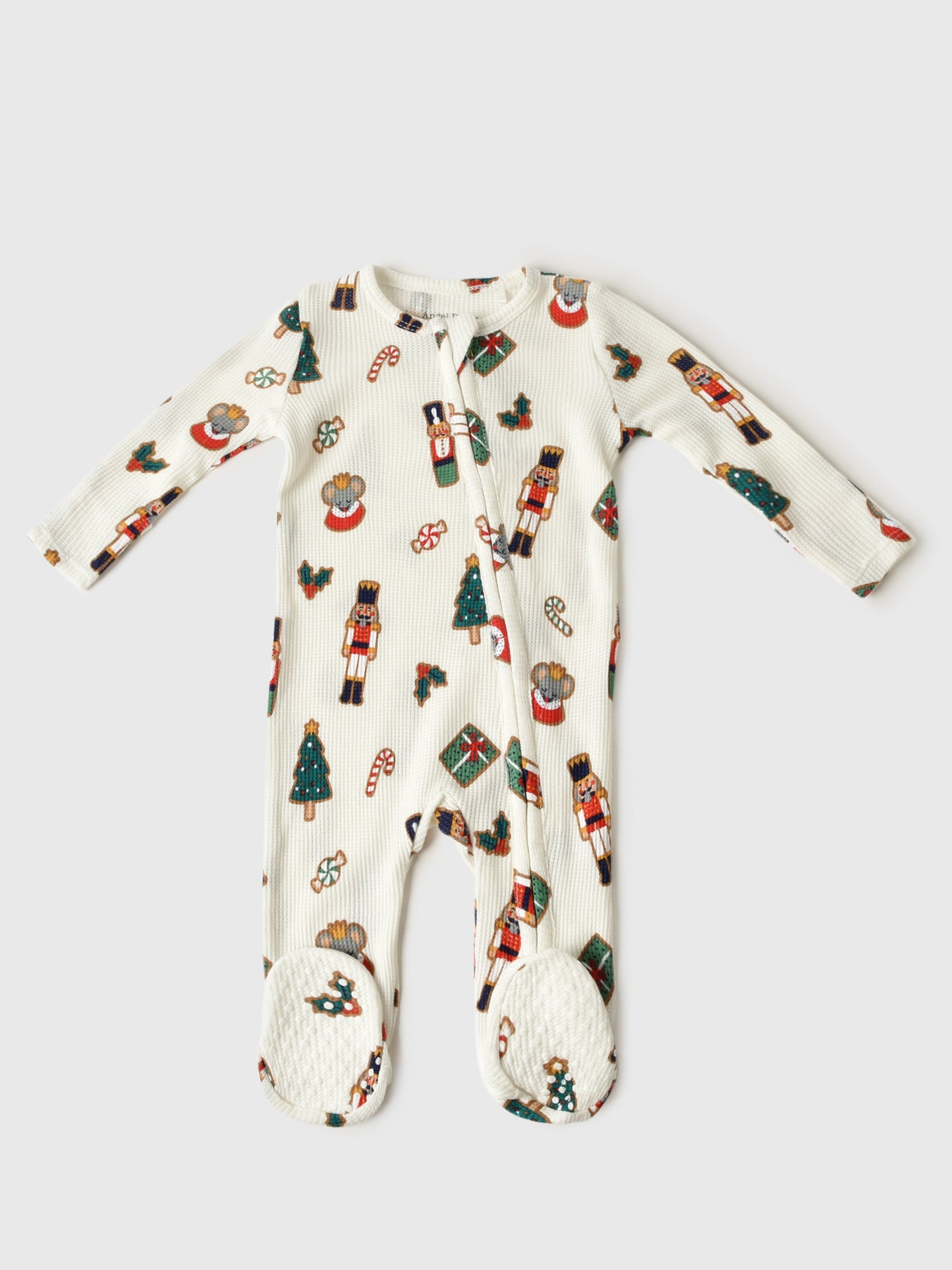Angel Dear Baby 2-Way Zipper Footie - Saint Bernard
