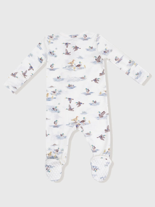 Angel Dear Baby Migrating Mallards 2-Way Zipper Footie