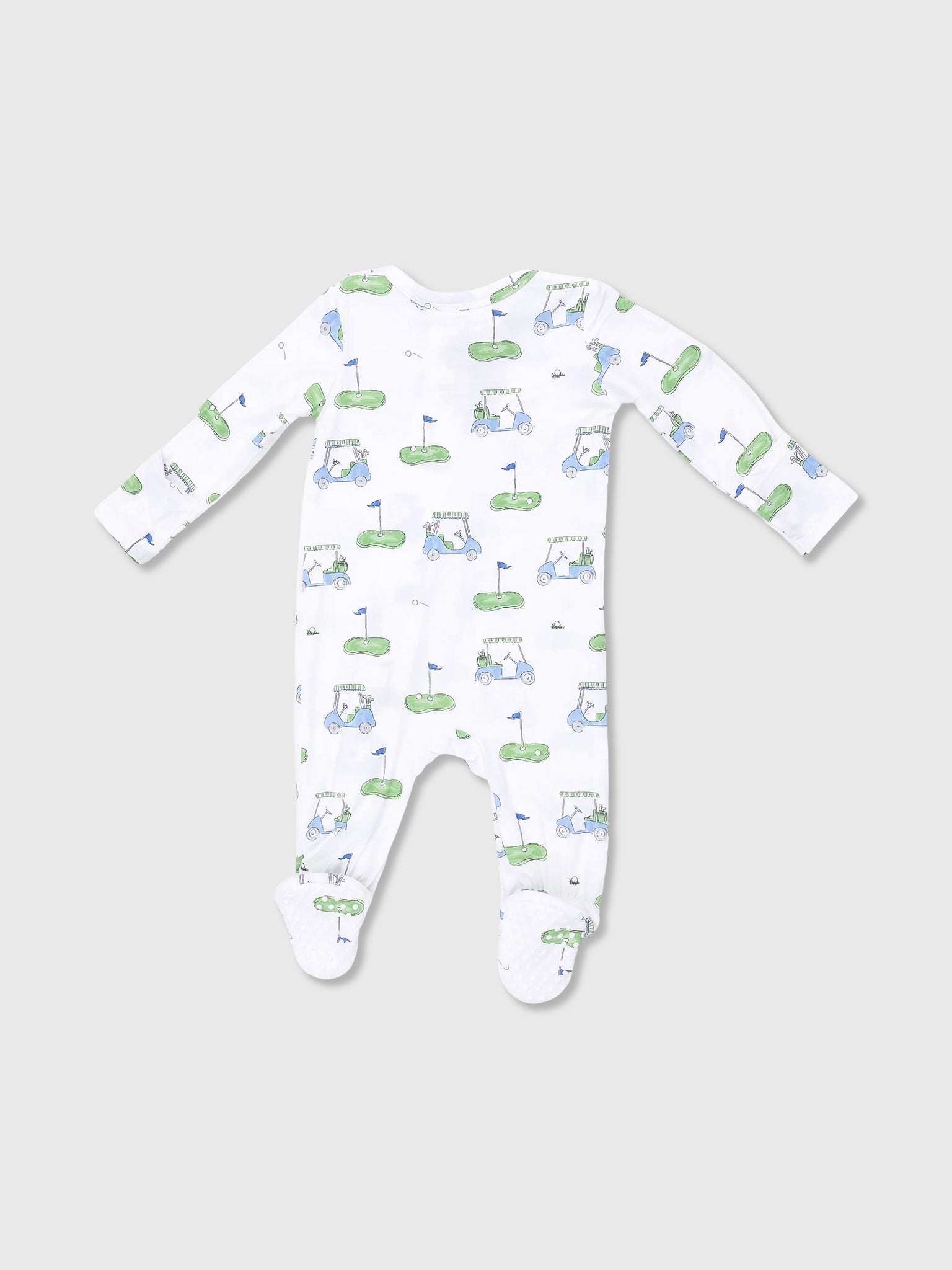 Angel Dear Baby Boys' 2-Way Zipper Footie