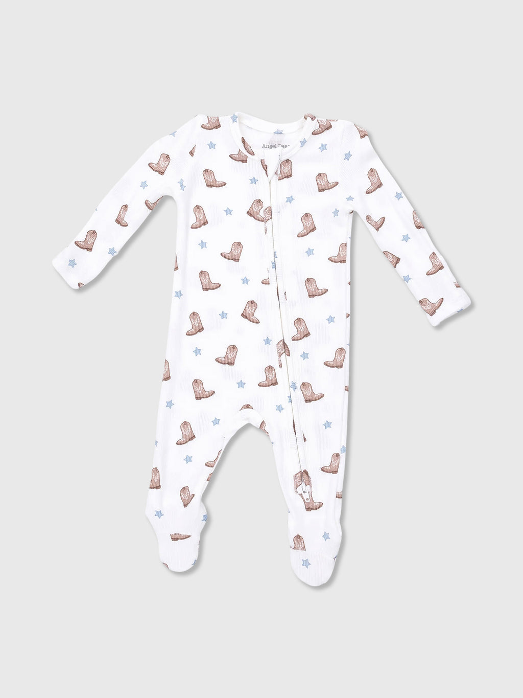 Angel Dear Baby Boys' 2-Way Zipper Footie