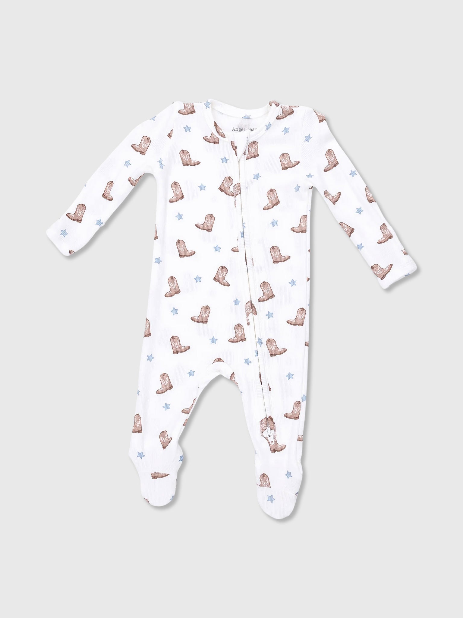 Angel Dear Baby Boys' 2-Way Zipper Footie