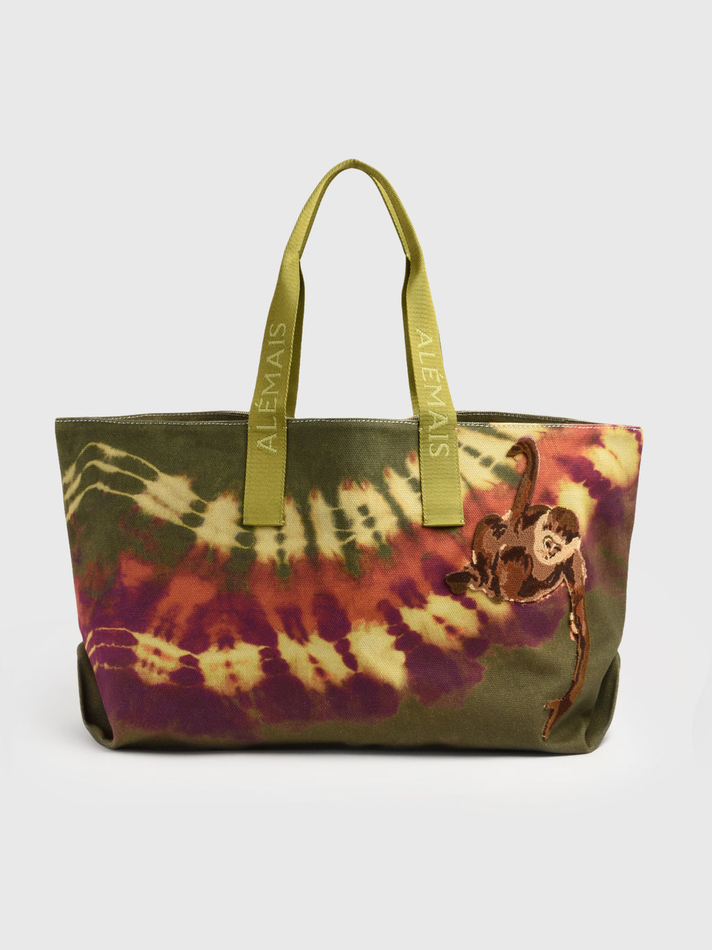 Alemais Safi Textured Patch Beach Tote
